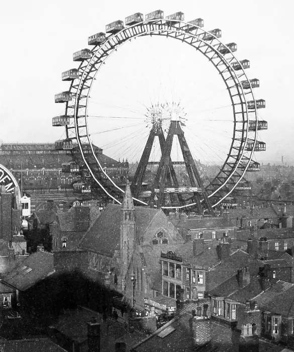 Framed Print : Blackpool Great Wheel early 1900s Framed Print : Blackpool Great Wheel early 1900s