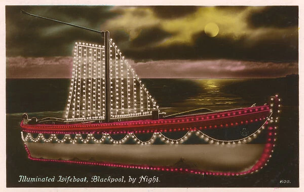 Blackpool, Lancashire - Illuminated Lifeboat