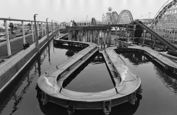 Framed Print : Blackpool Log Flume Framed Print : Blackpool Log Flume