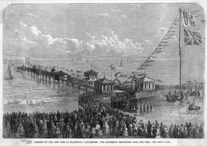 Framed Print : Blackpool, New Pier Framed Print : Blackpool, New Pier
