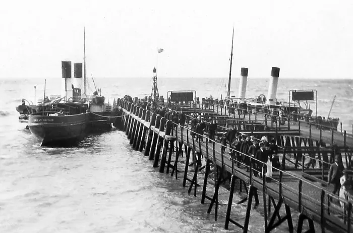 Framed Print : Blackpool North Pier in1890 Framed Print : Blackpool North Pier in1890