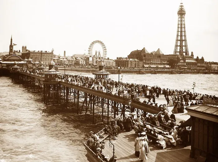 Framed Print : Blackpool from the Pier Framed Print : Blackpool from the Pier