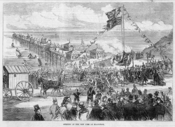 Framed Print : Blackpool Pier Framed Print : Blackpool Pier