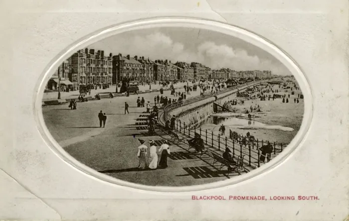 Framed Print : Blackpool Promenade, Blackpool, Lancashire Framed Print : Blackpool Promenade, Blackpool, Lancashire
