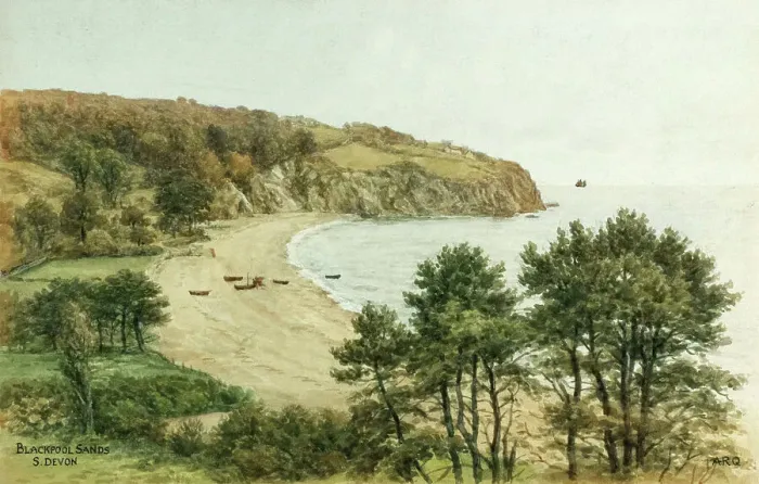 Framed Print : Blackpool Sands, near Torcross, South Devon Framed Print : Blackpool Sands, near Torcross, South Devon