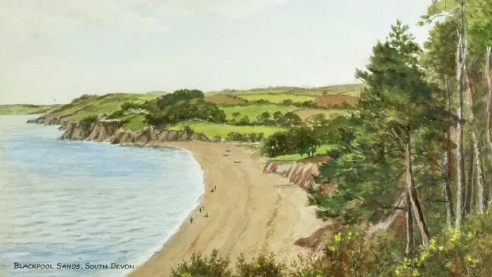 Framed Print : Blackpool Sands, near Torcross, South Devon Framed Print : Blackpool Sands, near Torcross, South Devon