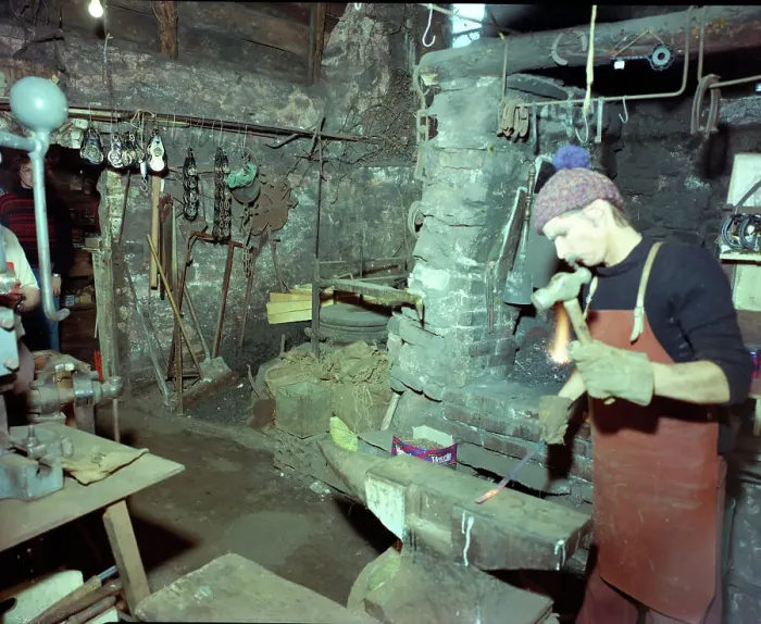 Framed Print : The Blacksmith, Cockington Forge, Torquay Framed Print : The Blacksmith, Cockington Forge, Torquay