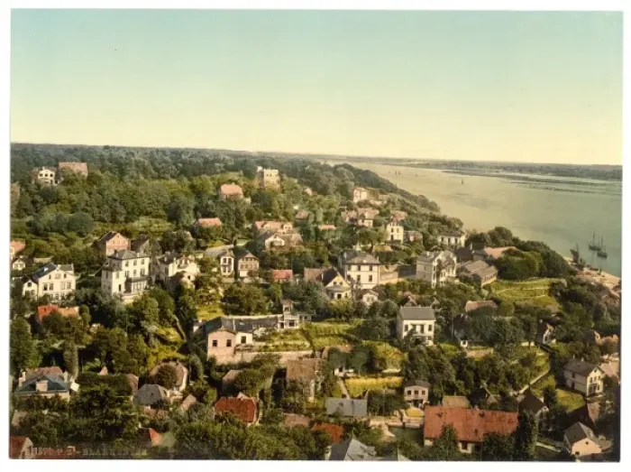 Framed Print : Blankenese, Hamburg, Germany Framed Print : Blankenese, Hamburg, Germany