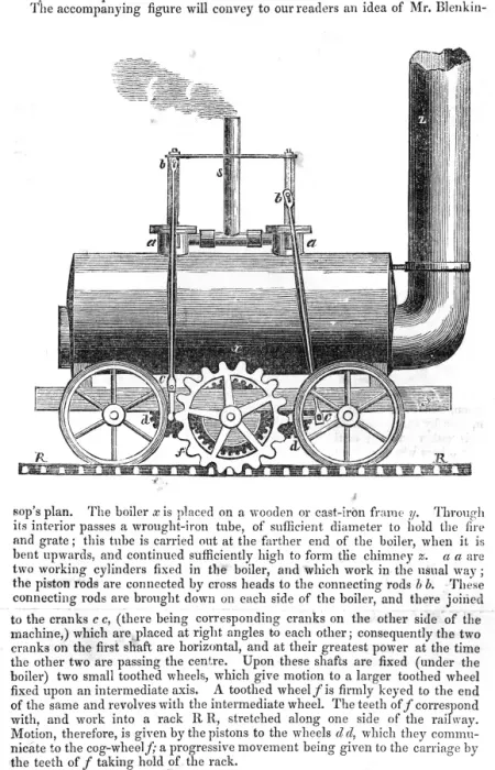 Framed Print : Blenkinsop Locomotive, 1812 Framed Print : Blenkinsop Locomotive, 1812