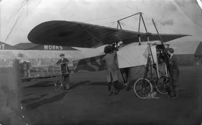 Framed Print : Bleriot Parasol monoplane Framed Print : Bleriot Parasol monoplane