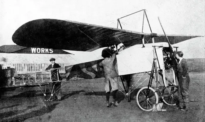 Framed Print : Bleriot Parasol Monoplane early 1900s Framed Print : Bleriot Parasol Monoplane early 1900s