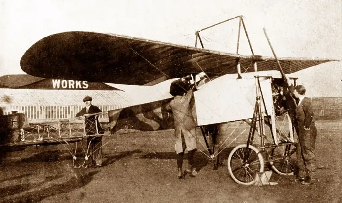 Framed Print : Bleriot Parasol Monoplane early 1900s Framed Print : Bleriot Parasol Monoplane early 1900s