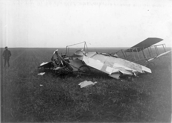 Bleriot VIII ter after a crash September 1908