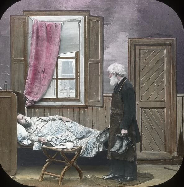 Bless You - David at sick bed. Part of Box 79 Boswell Collection