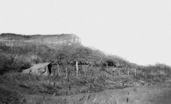 Framed Print : Blockhouse at Tembo Camp, Kenya, WW1 Framed Print : Blockhouse at Tembo Camp, Kenya, WW1