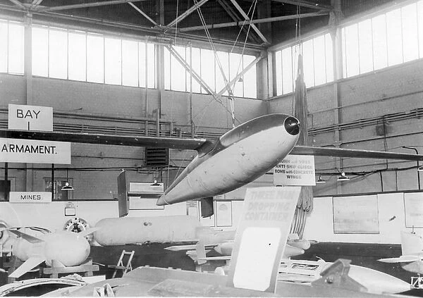 Blohm und Voss Bv246 air-to-surface glide bomb on display