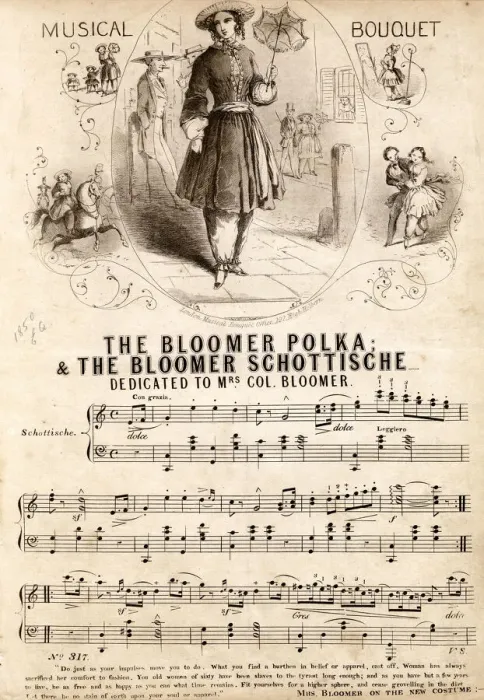 Framed Print : The Bloomer Polka; and The Bloomer Scottische Framed Print : The Bloomer Polka; and The Bloomer Scottische