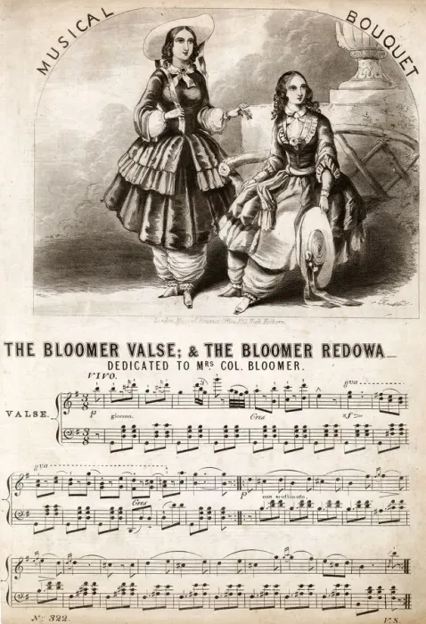 Framed Print : The Bloomer Valse and the Bloomer Redowa Framed Print : The Bloomer Valse and the Bloomer Redowa