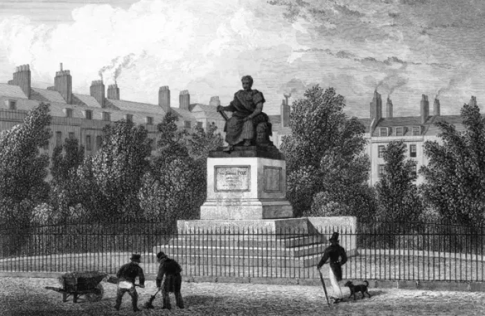 Framed Print : Bloomsbury Square Framed Print : Bloomsbury Square
