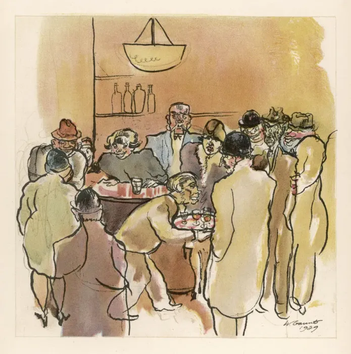 Framed Print : BLOOMSBURY TAVERN 1929 Framed Print : BLOOMSBURY TAVERN 1929