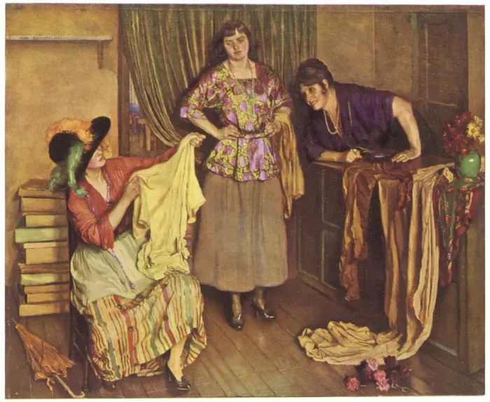 Framed Print : The Blouse Shop Framed Print : The Blouse Shop