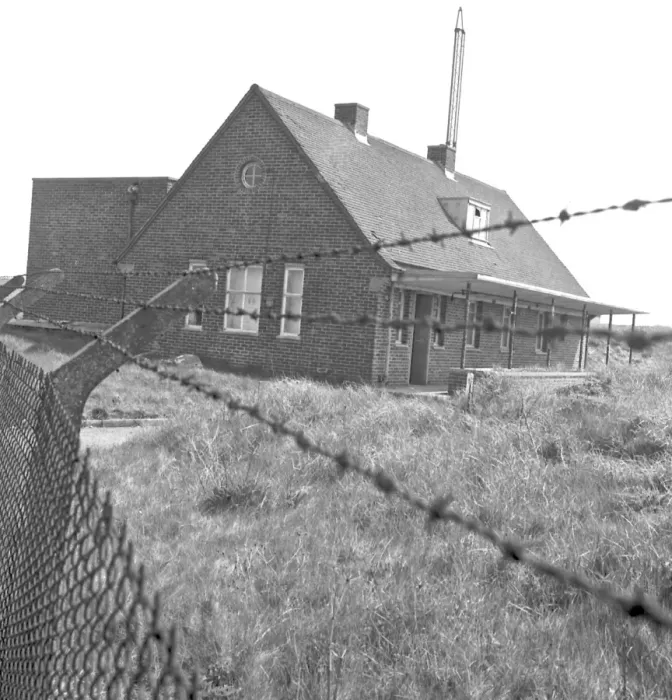 Framed Print : Blowing up old radar station, Beachy Head, Sussex Framed Print : Blowing up old radar station, Beachy Head, Sussex