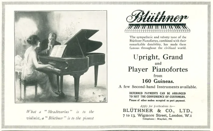 Framed Print : Blthner Advertisement Framed Print : Blthner Advertisement