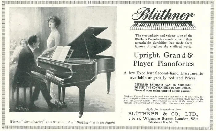 Framed Print : Blthner Advertisement Framed Print : Blthner Advertisement