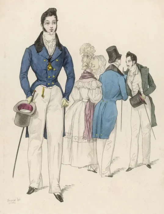Framed Print : Blue Coat 1830 Framed Print : Blue Coat 1830