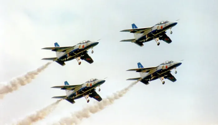 Framed Print : Blue Impulse aerobatic display team Framed Print : Blue Impulse aerobatic display team