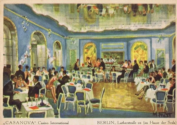 Blue mirror hall of the Casanova Casino International