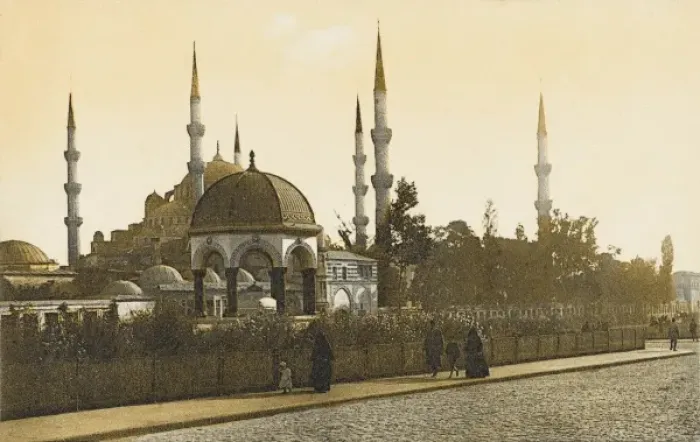 Framed Print : Blue Mosque / Fountain of Wilhelm II Framed Print : Blue Mosque / Fountain of Wilhelm II