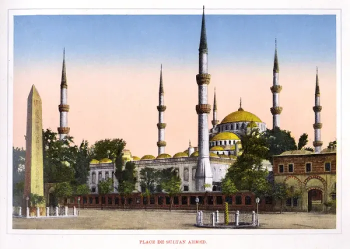 Framed Print : The Blue Mosque (The Sultan Ahmed Mosque) and Hippodrome Framed Print : The Blue Mosque (The Sultan Ahmed Mosque) and Hippodrome