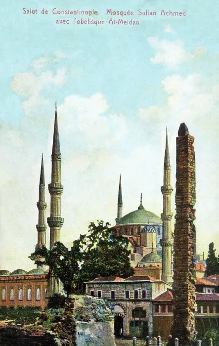 Framed Print : The Blue Mosque and Walled Obelisk, Istanbul, Turkey Framed Print : The Blue Mosque and Walled Obelisk, Istanbul, Turkey