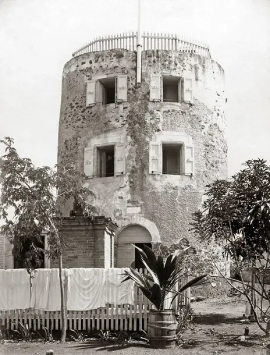 Framed Print : Bluebeards Castle, St Thomas, West Indies, circa 1900 Framed Print : Bluebeards Castle, St Thomas, West Indies, circa 1900