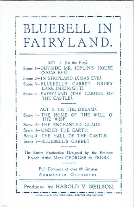 Framed Print : Bluebell in Fairyland by Seymour Hicks and Ellaline Terriss Framed Print : Bluebell in Fairyland by Seymour Hicks and Ellaline Terriss