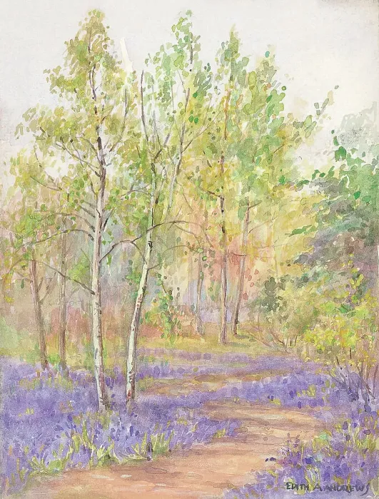 Framed Print : Bluebell Wood - Gardens Framed Print : Bluebell Wood - Gardens
