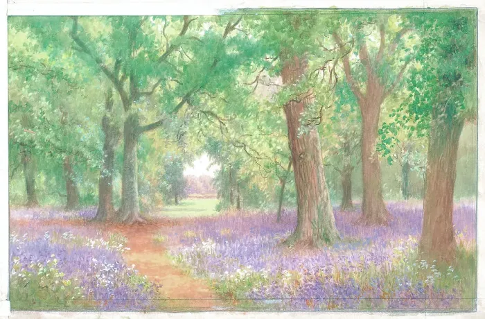 Framed Print : Bluebells, Kew Gardens Framed Print : Bluebells, Kew Gardens
