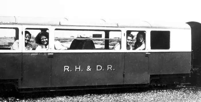 Framed Print : The Bluecoaster, Romney Hythe and Dymchurch Railway in 1947 Framed Print : The Bluecoaster, Romney Hythe and Dymchurch Railway in 1947