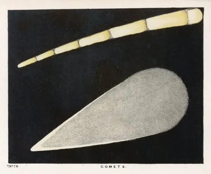 Framed Print : BLUNT / 2 COMETS / 70 / 1849 Framed Print : BLUNT / 2 COMETS / 70 / 1849
