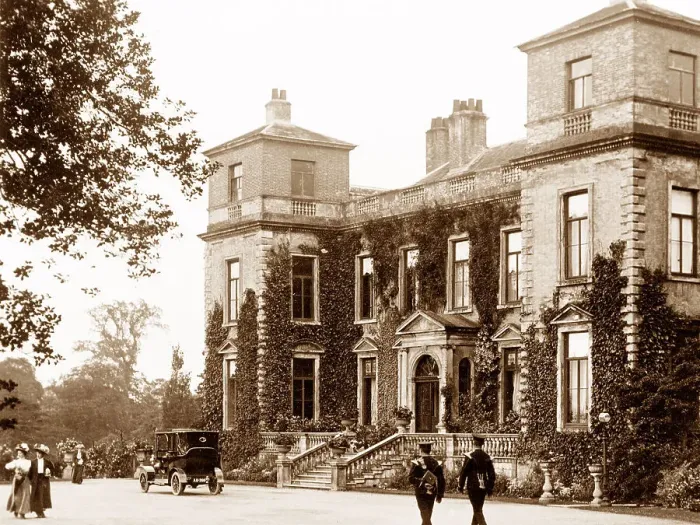 Framed Print : Blyth Hall, Nottinghamshire early 1900's Framed Print : Blyth Hall, Nottinghamshire early 1900's