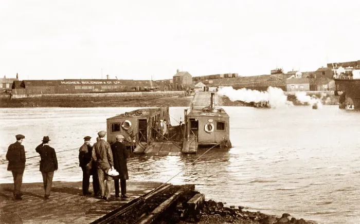 Framed Print : Blyth High Ferry early 1900s Framed Print : Blyth High Ferry early 1900s