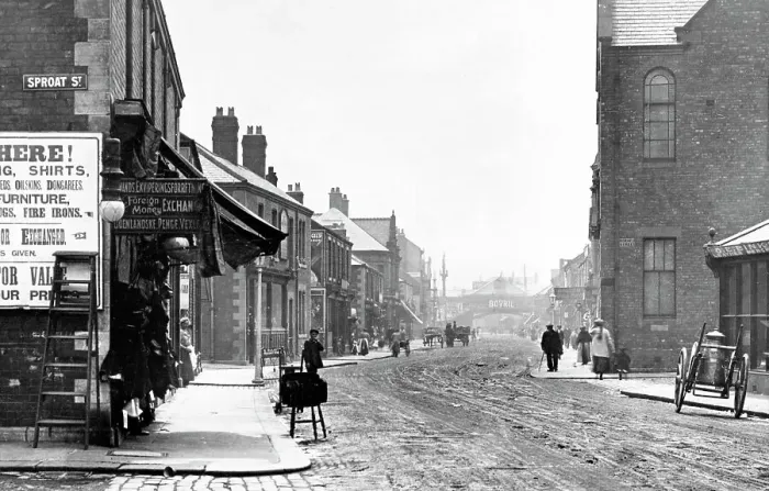 Framed Print : Blyth Regent Street early 1900s Framed Print : Blyth Regent Street early 1900s