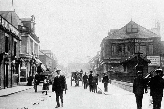Framed Print : Blyth Turner Street early 1900s Framed Print : Blyth Turner Street early 1900s