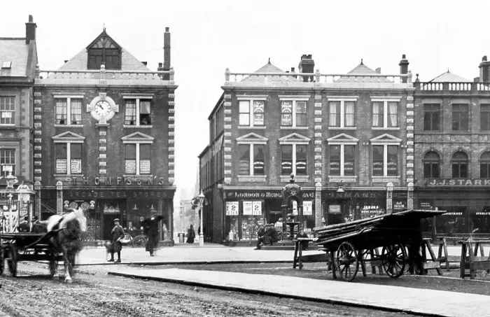 Framed Print : Blyth Waterloo Road early 1900s Framed Print : Blyth Waterloo Road early 1900s