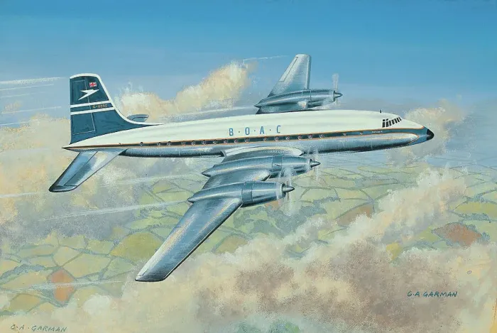 Framed Print : BOAC Airliner Framed Print : BOAC Airliner