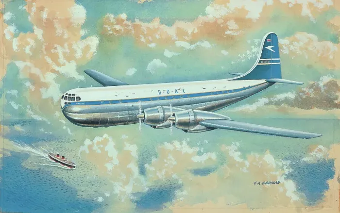Framed Print : BOAC Airliner Framed Print : BOAC Airliner