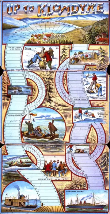 Framed Print : Board game, Up to Klondyke Framed Print : Board game, Up to Klondyke