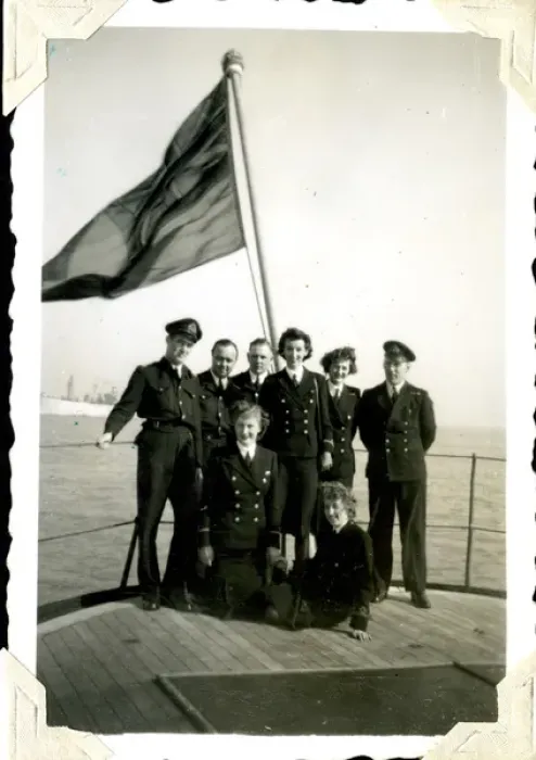 Framed Print : On board HMS Queen Emma en route for Normandy, WW2 Framed Print : On board HMS Queen Emma en route for Normandy, WW2
