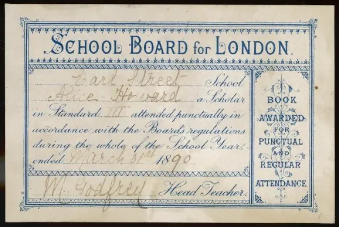 Framed Print : Board School Bookplate Framed Print : Board School Bookplate